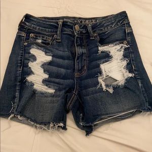 American Eagle Dark Wash Jeans with rips